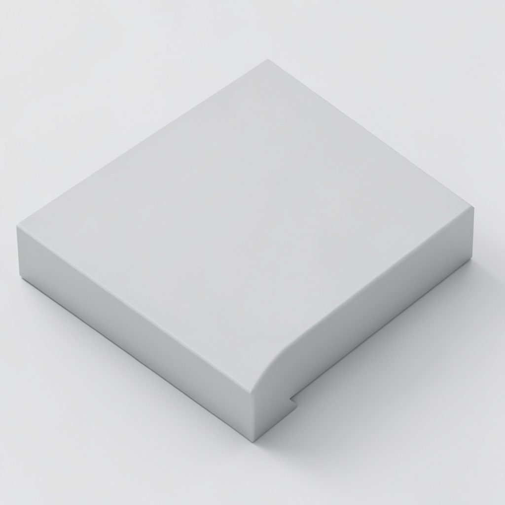 An isometric 3D render of an open notebook with scattered handwritten note cards and a warm desk lamp, rendered in soft amber, cream, and muted brown tones, evoking a quiet, reflective mood of gathering ideas